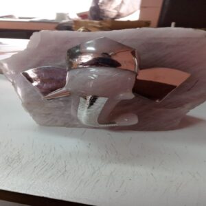 Abstract Ganesha 4 " Silver 925
