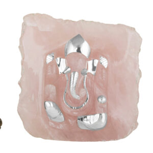 Abstract Labrodorite Full Ganesha 4.5- 5.5 " Silver 92.5