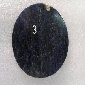 4 by 4 by 0.1 inches Sodolite Coaster
