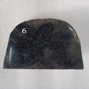 4 by 4 inches D shape Sodolite Base