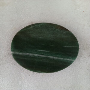 4 by 4 inch Green Aventurine Coaster