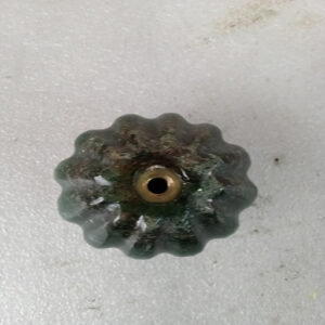 2 by 1.5 inches Green Aventurine Line Ball base