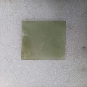 3 by 2.5 inches Light Green Aventurine Square Base