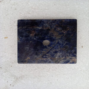 2.5 by 2.5 inch Sodolite Square Base