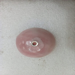 2 by 1 inches Rose Quartz Deepak Stand