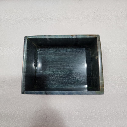 3 by 3 inches Green Aventurine Vanity Box
