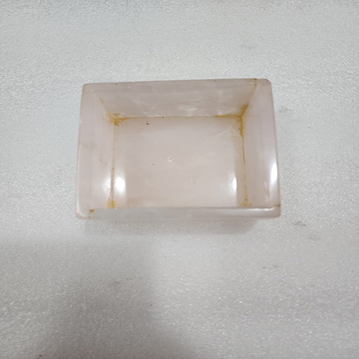 3 by 3 inches Rose Quartz Vanity Box