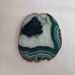 3 by 3 inches Agate Coasters circle engraving