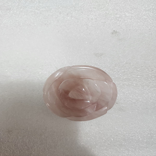 4 by 4 inches Rose Quartz Flowers