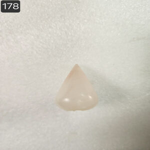 1 by 0.5 inches Rose Quartz Bud