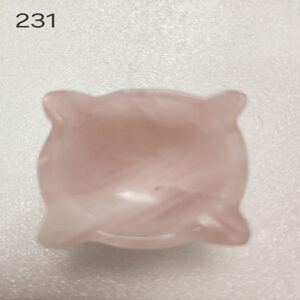 2.25 by 2.25 inches Rose Quartz 4 sided Deepak