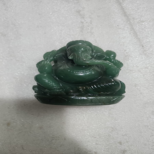 Green Aventurine 4.5 inches Ganesha