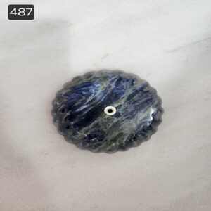 3 by 3 by 1 inches sodolite Line Base