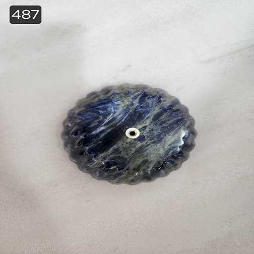 3 by 3 by 1 inches sodolite Line Base