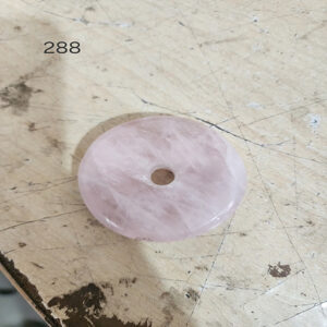 2.10 by 2.10 Rose Quartz disk