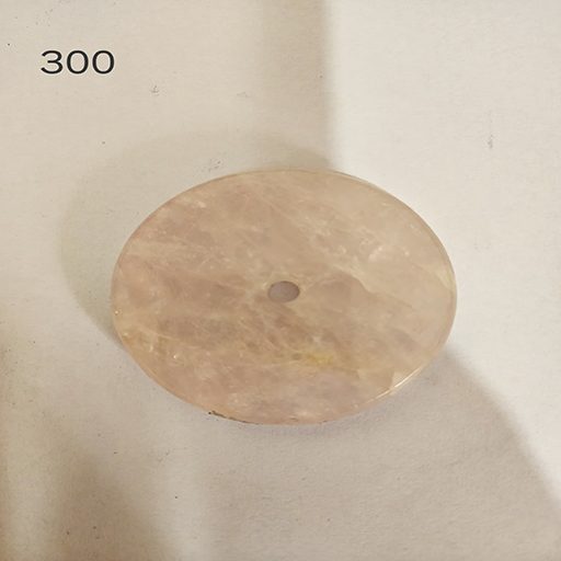 2.5 by 2.5 Rose Quartz disk
