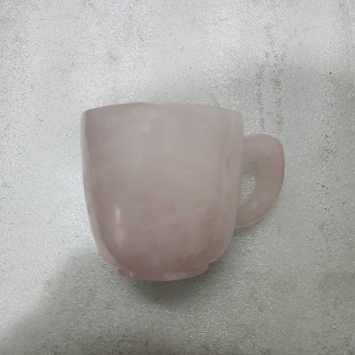 4 by 3 inches Rose Quartz Coffee Mug