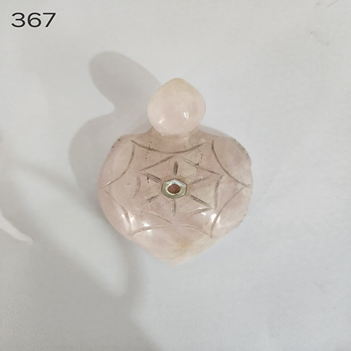 4 by 2 inches Rose Quartz Turtle