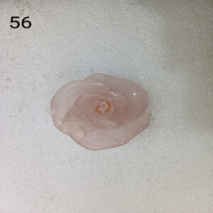 1.5 by 1.5 inches Rose Quartz Flower