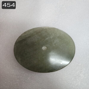 3 by 3 light green aventurine coaster