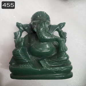 6 by 4 inches Greeen avnturine ganesha ji