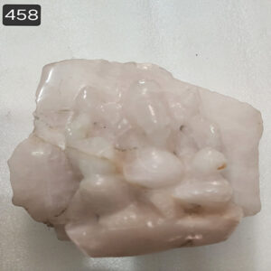 7 by 6 inches abstract Rose Quartz Ganesha Ji Full Body