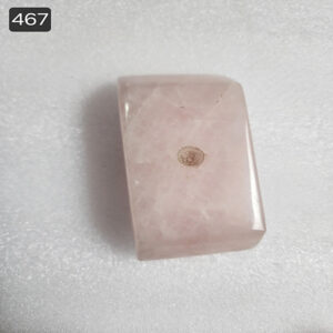 4 by 2 inches Rose quartz Square Base