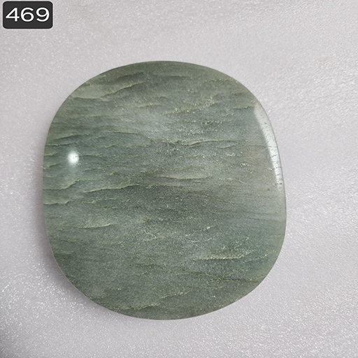 6 by 4.15 inches light green aventurine round base