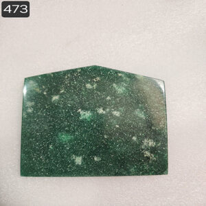 4 by 4 inches Green aventurine Square base