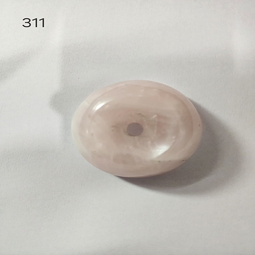 2 by 1 inches Rose Quartz Disk