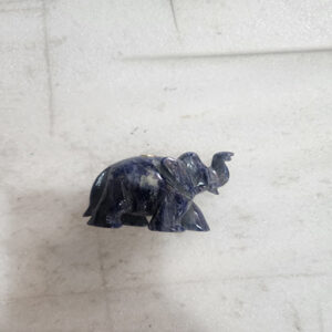 2.75 by 3.5 inches Sodolite elephant