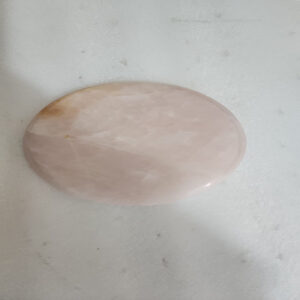 6 by 6 inches Rose Quartz round platter