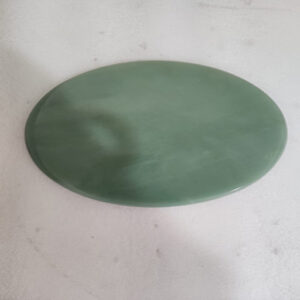 7.75 by 7.75 inches light green aventurine round platter