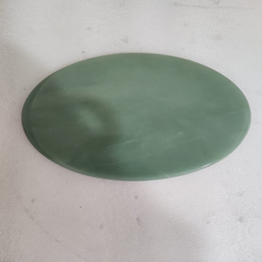 7.75 by 7.75 inches light green aventurine round platter