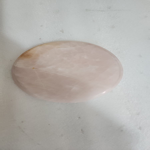 7.75 by 7.75 inches Rose Quartz round platter