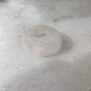 2 by 1 inches triangular rose quartz base