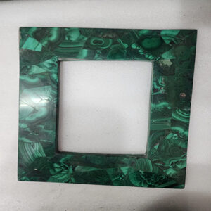 10.5 by 8.75 wih 2 inches boder malachite photo frame