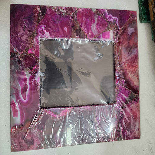 10 by 8 with 2 inches boder Agate photo frame