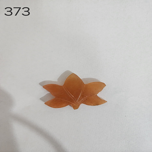 1.20 by 1.55 inches Red Aventurine Flower