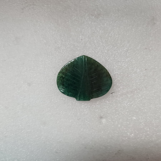 1.25 by 0.50 inches green aventurine flower