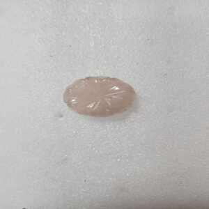 1 inches rose quartz flower stone
