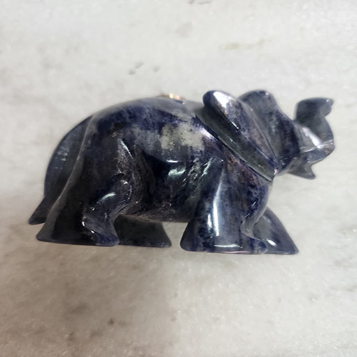 2.25 by 2.5 inches sodolite elephant