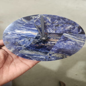 5 by 5 inches sodolite clock platter