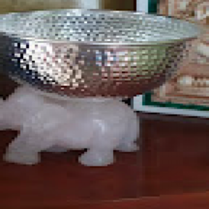 Elephant Hammered Bowl