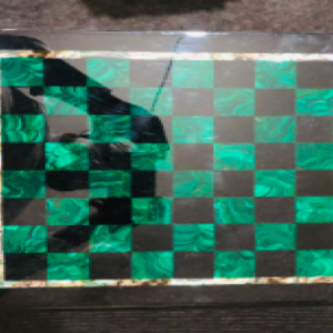 Malchite Marble Chess Board