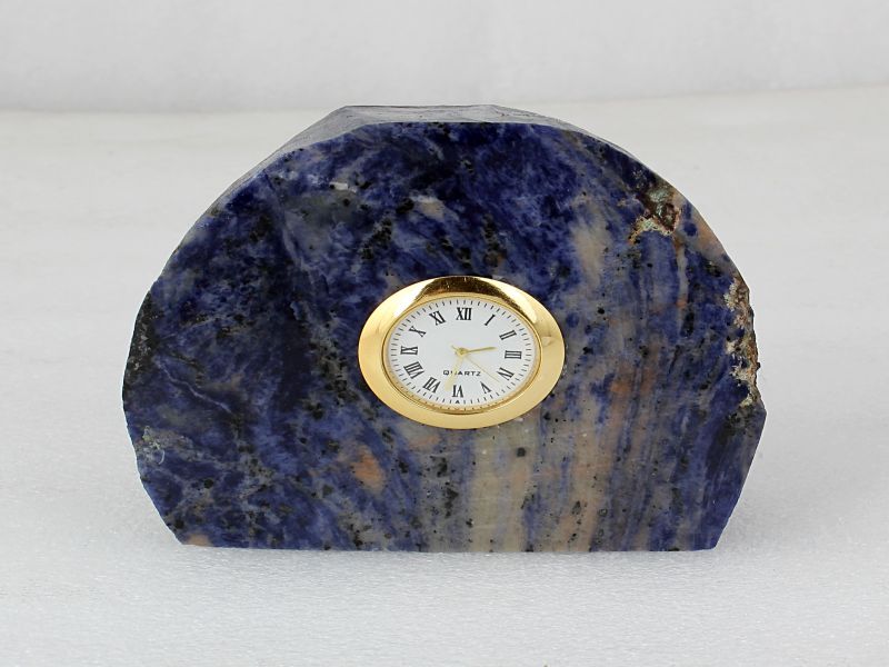Sodalite Abstract Clock