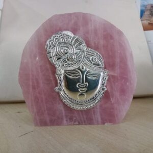 4*4 Small Shree Nath ji Silver Plated