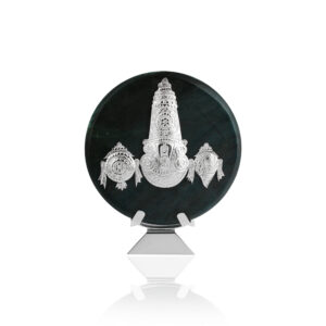 Tripati Balaji Green Decor Plate