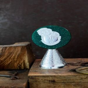 Green Aventurine Shreenath ji on Cone