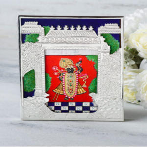 Shreenath ji Cutwork Mandir Photo Frame